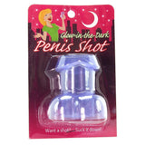 Glowing Penis Shot Glass in Purple