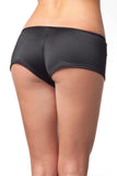 Black Lycra Booty Shorts in OSXL