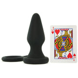 Renegade Pop & Lock Rocky Plug with Cock Ring in Black