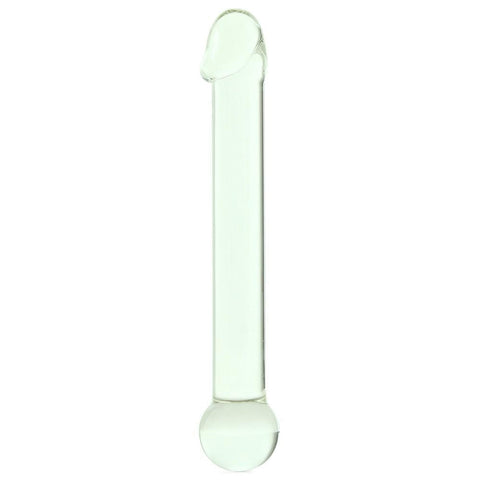 7" Realistic Head Glass Dildo