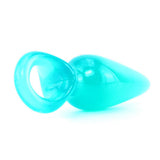 Jolie Pleasures Mini Jelly Butt Plug in Aqua