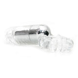 Hero Cock Ring and Clitoral Massager in Clear