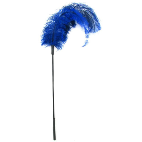 Ostrich Feather Body Tickler in Royal Blue