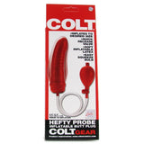Colt Hefty Probe Inflatable Butt Plug in Red