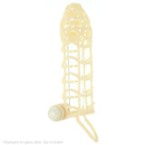 Mack Tuff Vibrating Cock Cage in Flesh