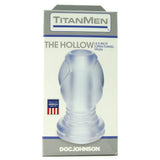 TitanMen The Hollow Open Tunnel Plug in Clear