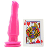 Neon Vibrating Butt Plug in Pink