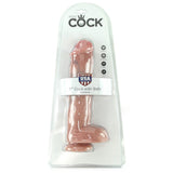 King Cock 11" Cock with Balls in Flesh