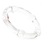 Glass Cock Ring 40mm in Clear
