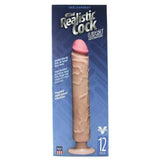 The Realistic Vibrating 12 Inch UR3 Cock in White