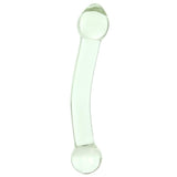 7" Curved G Spot Stimulator Glass Dildo