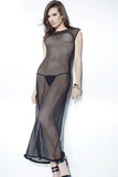 Fishnet Full Lenth Gown in OS