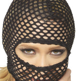 Fetish Fantasy Fishnet Hood in Black