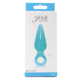 Jolie Pleasures Mini Jelly Butt Plug in Aqua