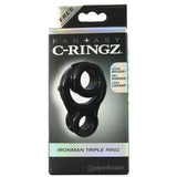Ironman Triple Ring in Black