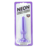 Neon Butt Plug in Purple