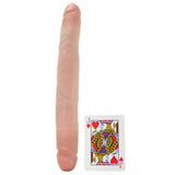 King Cock 12" Slim Double Dildo in Flesh