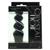 Crystal Noir Seduce Glass Plug