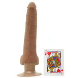 The Realistic Slim Vibrating 9 Inch UR3 Cock in Brown