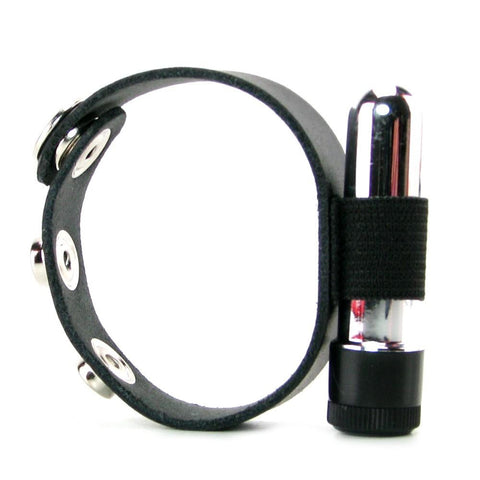 Colt Vibrating Leather Cock Ring
