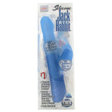 Silicone Jack Rabbit Vibe in Blue