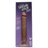 The Realistic Vibrating 10 Inch UR3 Cock in Brown