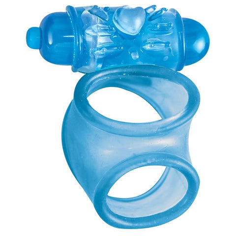The MachO Vibrating Cock Sling in Blue