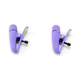 Nipplettes Vibrating Nipple Clamps in Purple
