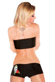 Inked Intimates Tube Top & Boy Shorts in OS