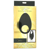 Omni 20 Mode Silicone Cock Ring and Clitoral Vibe in Black
