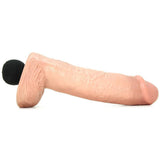 King Cock 11" Squirting Cock with Balls in Flesh