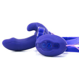 Mood Strapping Silicone Dual Strap On Vibe in Purple