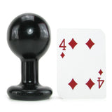Round Butt Plug Medium in Black