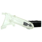 Armour Knight Molded Clear Hollow Strap-On in L/XL