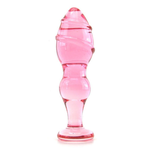 Icicles No. 27 Glass Plug in Pink