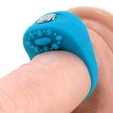 Ela Rechargeable Vibrating Cock Ring in Robins Egg Blue