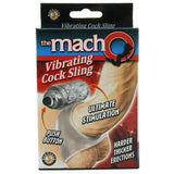The MachO Vibrating Cock Sling in Clear