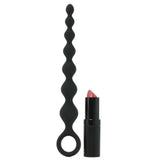 Perles D'Lux Silicone Pleasure Beads Long in Black