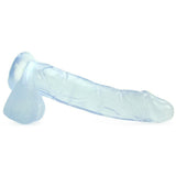 Basix 12 Inch Mega Dildo in Clear