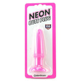 Neon Butt Plug in Pink
