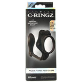 Rock Hard Ass-Gasm Silicone Cock Ring in Black