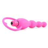 Climax Silicone Vibrating Bum Beads in Pink