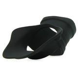 Rock Hard Silicone Ring & Ball Stretcher in Black