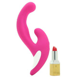 Linea Duo Rechargeable Silicone Vibe in Pink