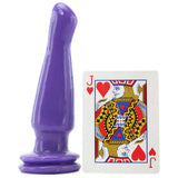 Neon Vibrating Butt Plug in Purple