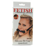 Fetish Fantasy Silicone Bit Gag in Black