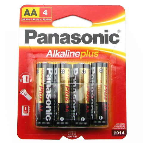 Alkaline AA Batteries - 4 Pack