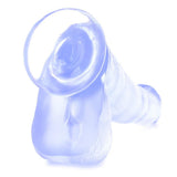 Basix 7.5 Inch Dildo with Suction Cup in Clear