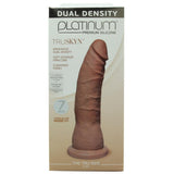 TRUSKYN The Tru Ride Slim 7 Inch Dildo in Caramel