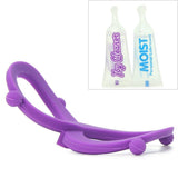 Infinity Silicone Cock Ring in Purple